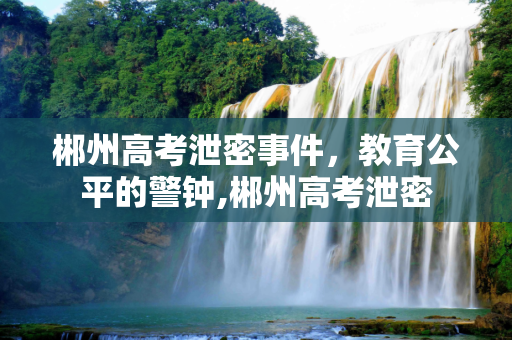 郴州高考泄密事件，教育公平的警钟,郴州高考泄密