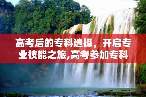 高考后的专科选择，开启专业技能之旅,高考参加专科