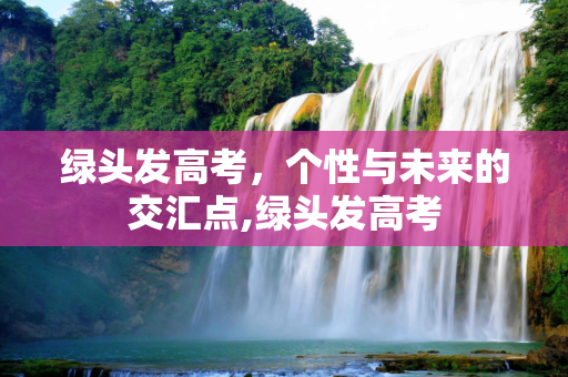 绿头发高考，个性与未来的交汇点,绿头发高考