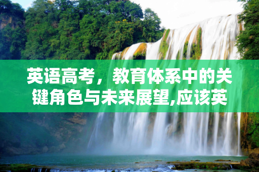 英语高考，教育体系中的关键角色与未来展望,应该英语高考
