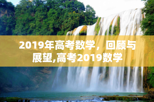 2019年高考数学，回顾与展望,高考2019数学