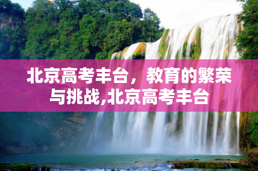 北京高考丰台，教育的繁荣与挑战,北京高考丰台