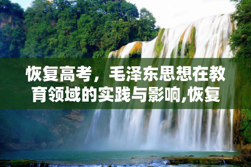 恢复高考，毛泽东思想在教育领域的实践与影响,恢复高考毛选