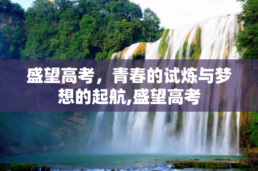 盛望高考，青春的试炼与梦想的起航,盛望高考