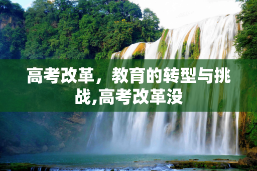 高考改革，教育的转型与挑战,高考改革没