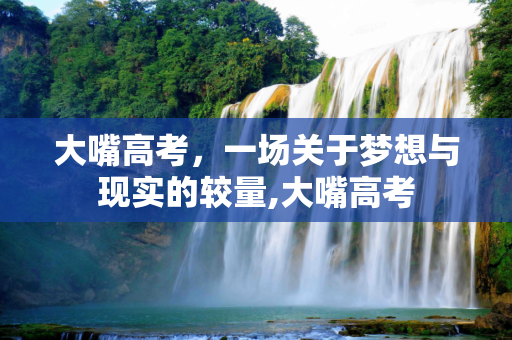 大嘴高考，一场关于梦想与现实的较量,大嘴高考