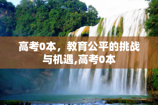 高考0本，教育公平的挑战与机遇,高考0本