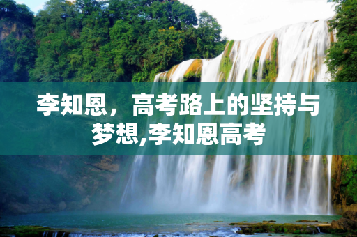 李知恩，高考路上的坚持与梦想,李知恩高考