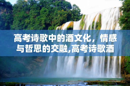 高考诗歌中的酒文化，情感与哲思的交融,高考诗歌酒