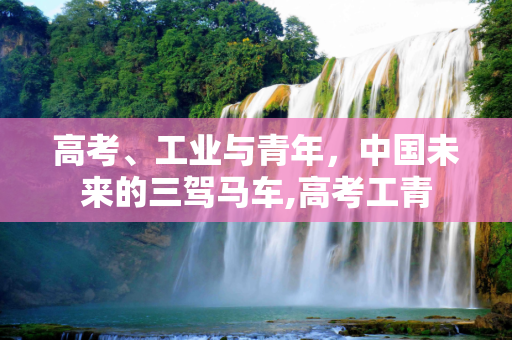 高考、工业与青年，中国未来的三驾马车,高考工青