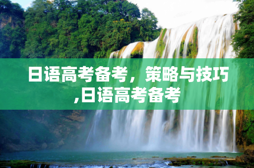 日语高考备考，策略与技巧,日语高考备考