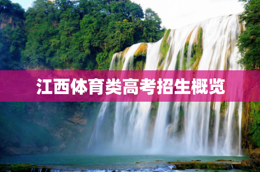 江西体育类高考招生概览